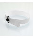 Bracelets tissu clip plastiques satin - marqués