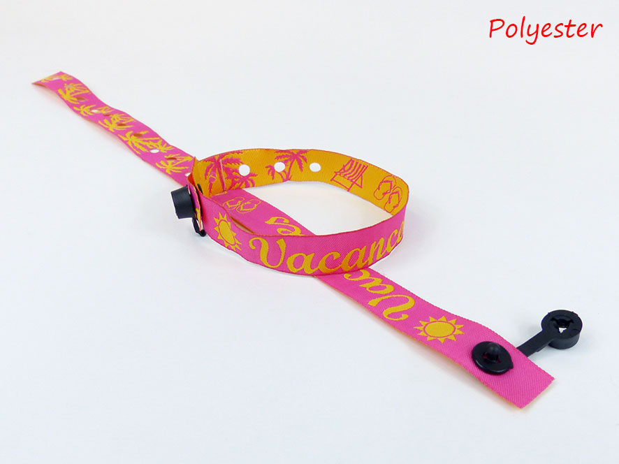 bracelet personnalisable en polyester